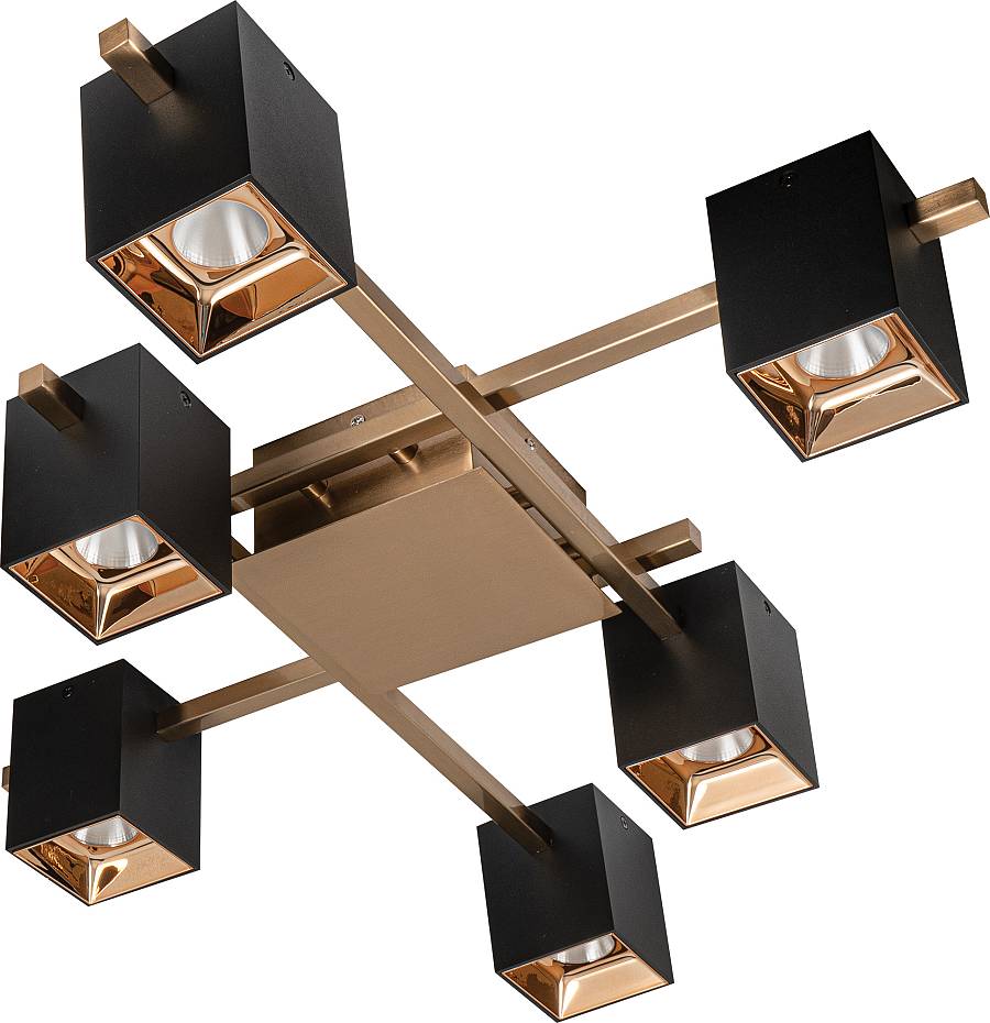 CCC 697-6 BΚ+ GD ΟΡΟΦΗΣ LED ΡΑΒΔΟΙ  ΜΕ 6 ΣΠΟΤ