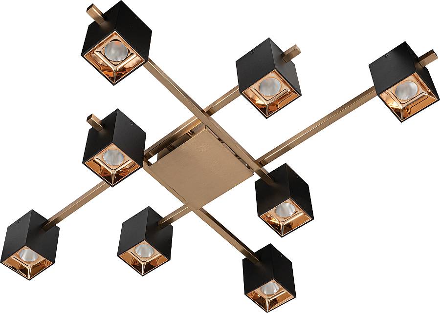 CCC 697-8 BΚ+GD ΟΡΟΦΗΣ LED ΡΑΒΔΟΙ ΜΕ 8 ΣΠΟΤ