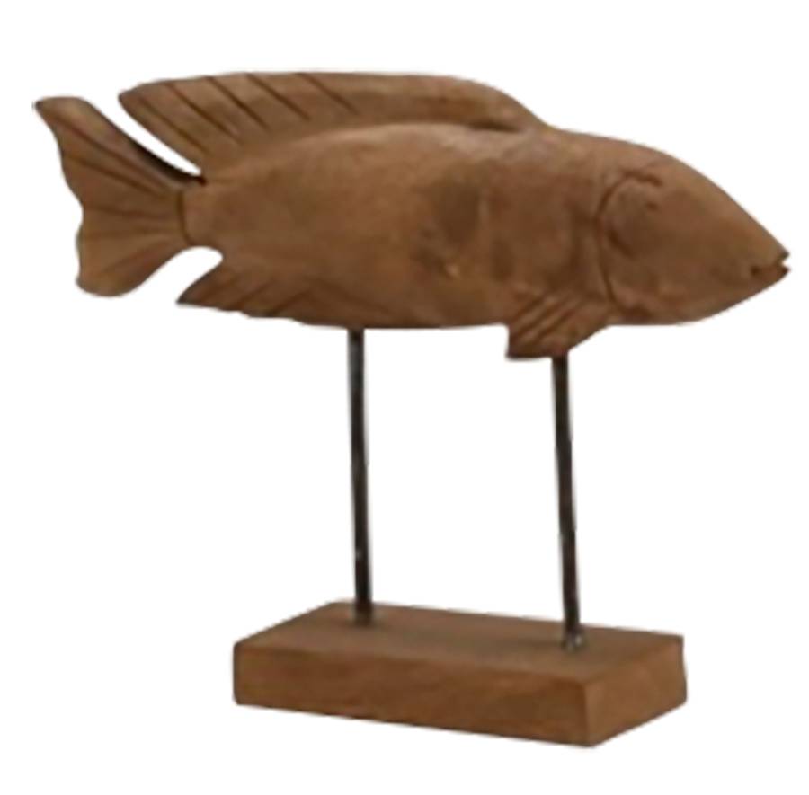 DEI - 09 ΞΥΛΙΝΗ ΦΙΓΟΥΡΑ ΨΑΡΙ ΚΑΦΕ ΜΗΚΟΣ 32ΕΚ