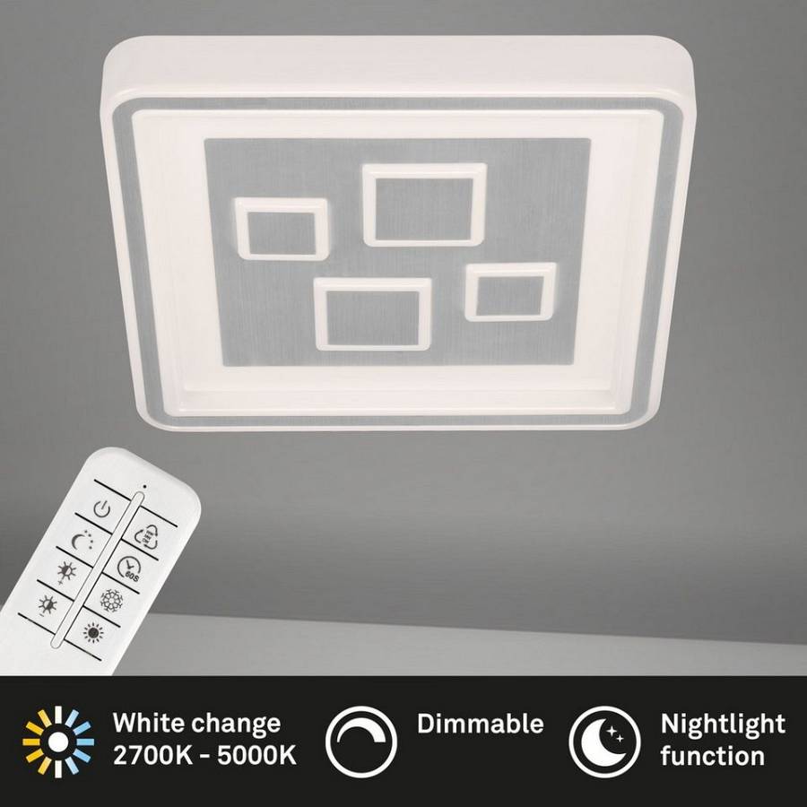 Πλαφονιέρα 42W, 4000 Lumen με τηλεχειριστήριο (CCT)