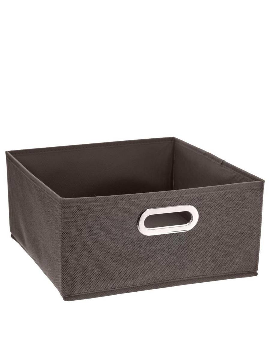 Κουτί αποθ.υφασμ.γκρι 31Χ31Χ15