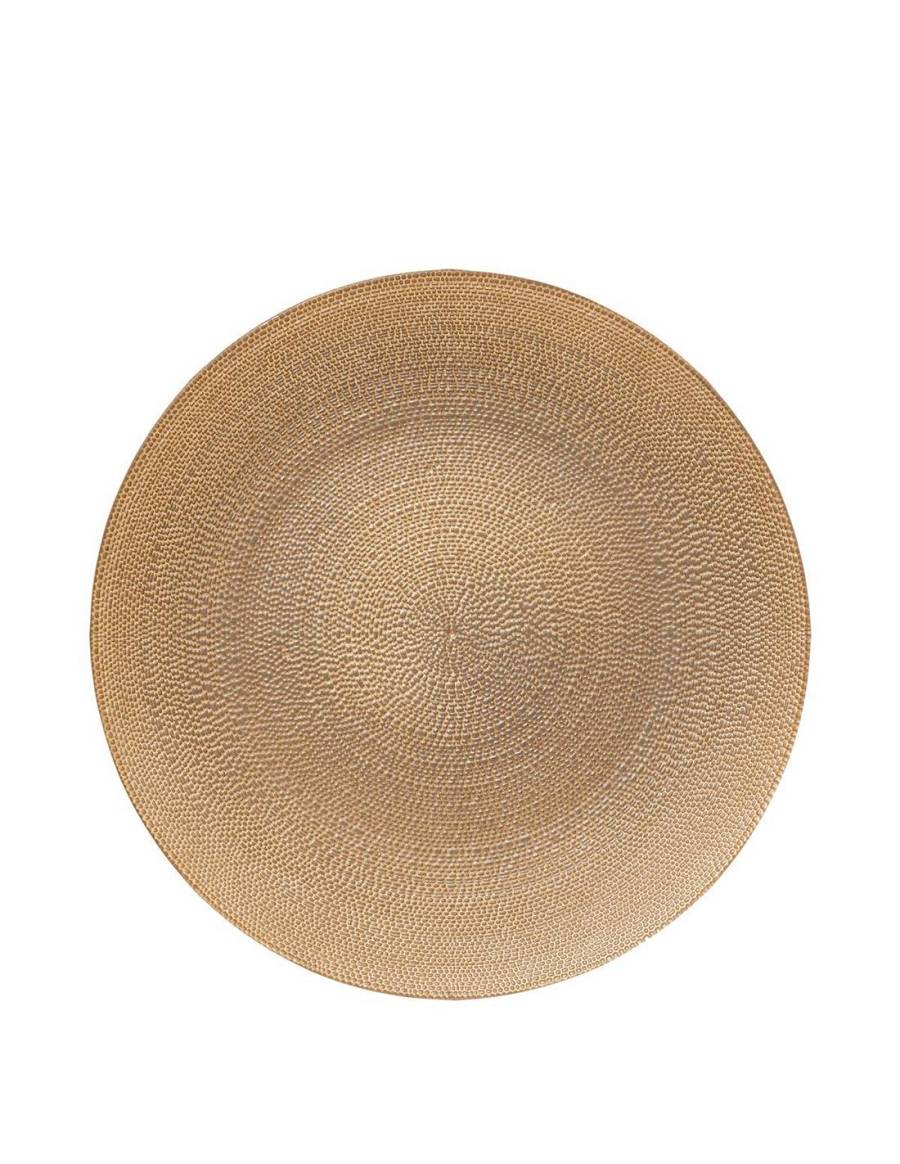 Πιάτο γυαλ.χρυσό Φ21