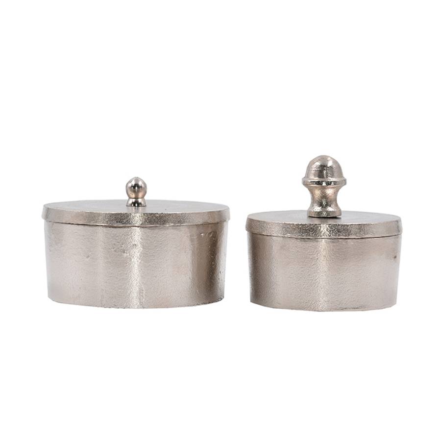 BOITE ΚΟΥΤΙ ΜΕ ΚΑΠΑΚΙ ΑΛΟΥΜΙΝΙΟ ΑΣΗΜΙ 11x11xH10cm