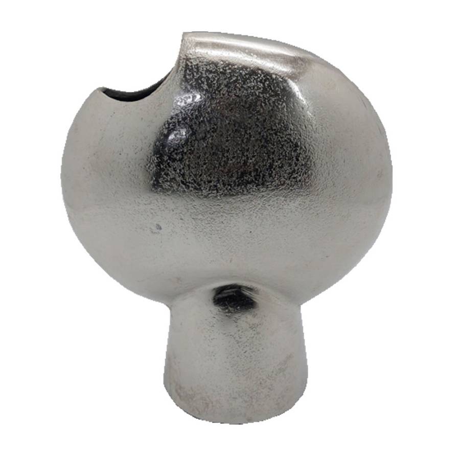DOTO ΒΑΖΟ ΑΛΟΥΜΙΝΙΟ SILVER NICKEL 20,25x11,5xH25,5cm
