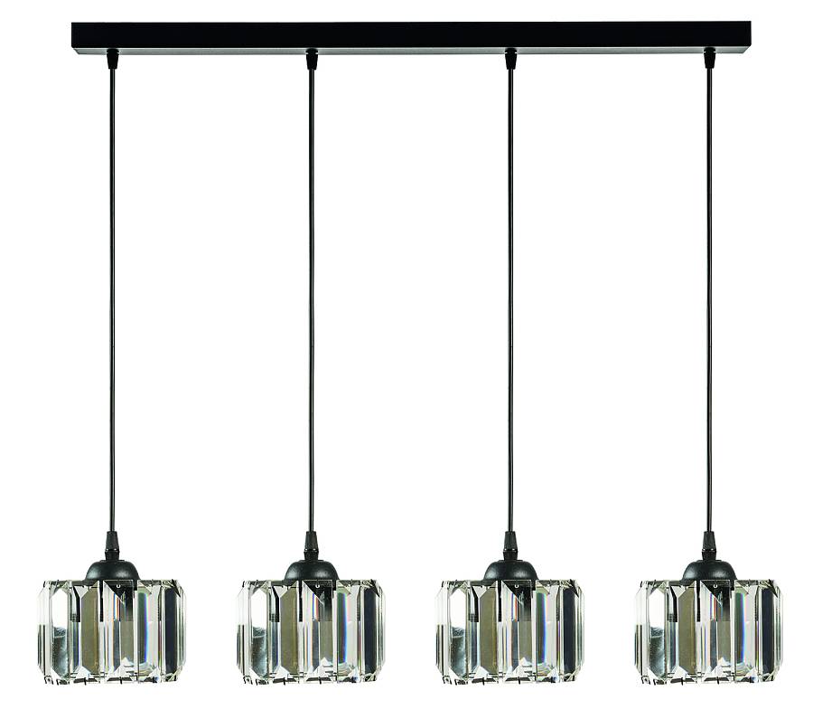 Φωτιστικό Πολύφωτο 4φ Μέταλλο/Κρύσταλλο Ε27