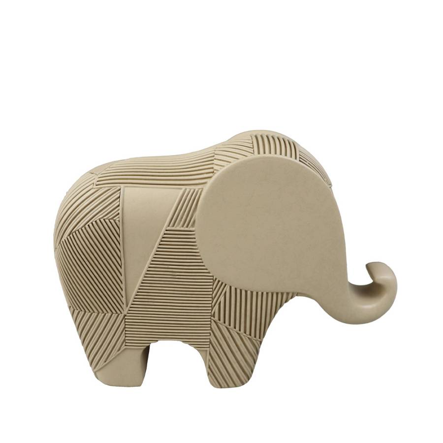 ALFIN DECO ΕΛΕΦΑΝΤΑΣ POLYRESIN ΜΠΕΖ 21x6,5xH15cm