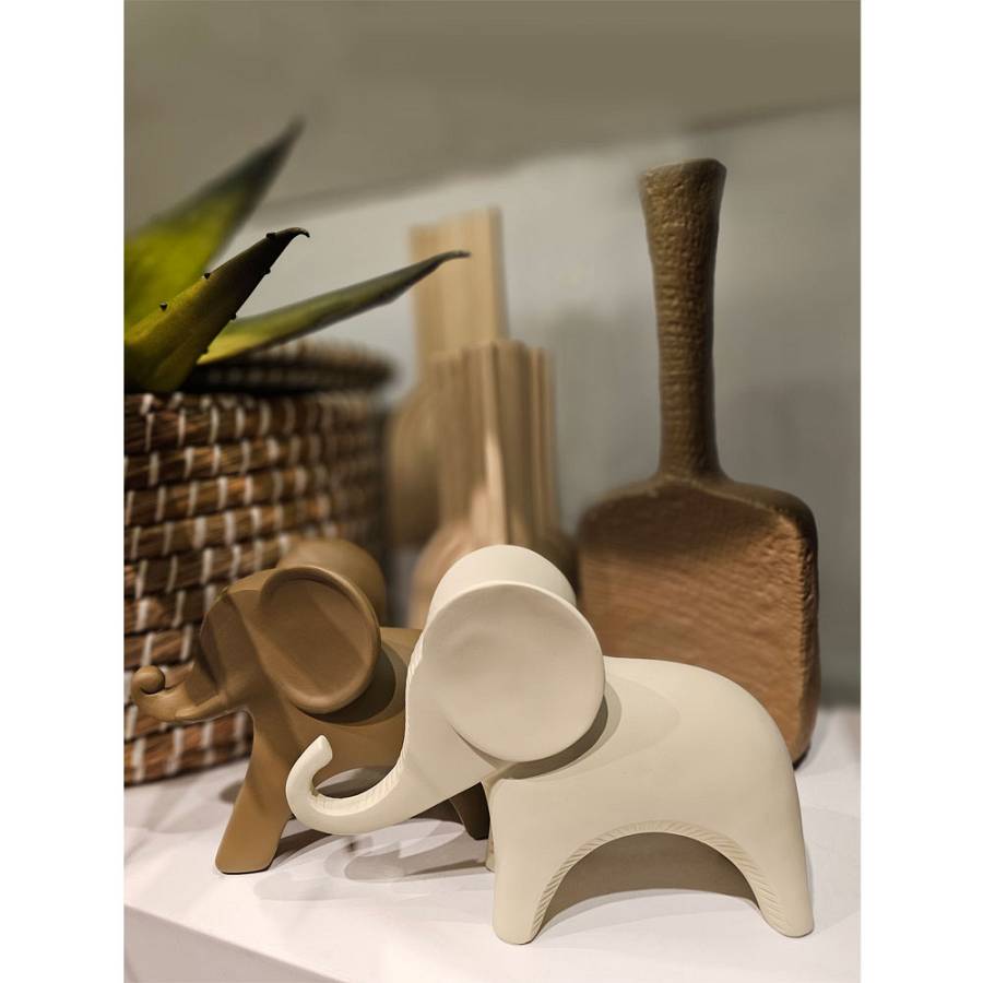 INGOR DECO ΕΛΕΦΑΝΤΑΣ POLYRESIN TERRACOTTA 18x9xH14cm