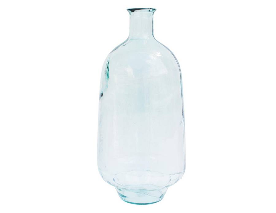 Βάζο γυάλ.recycled.διάφανο Η60cm