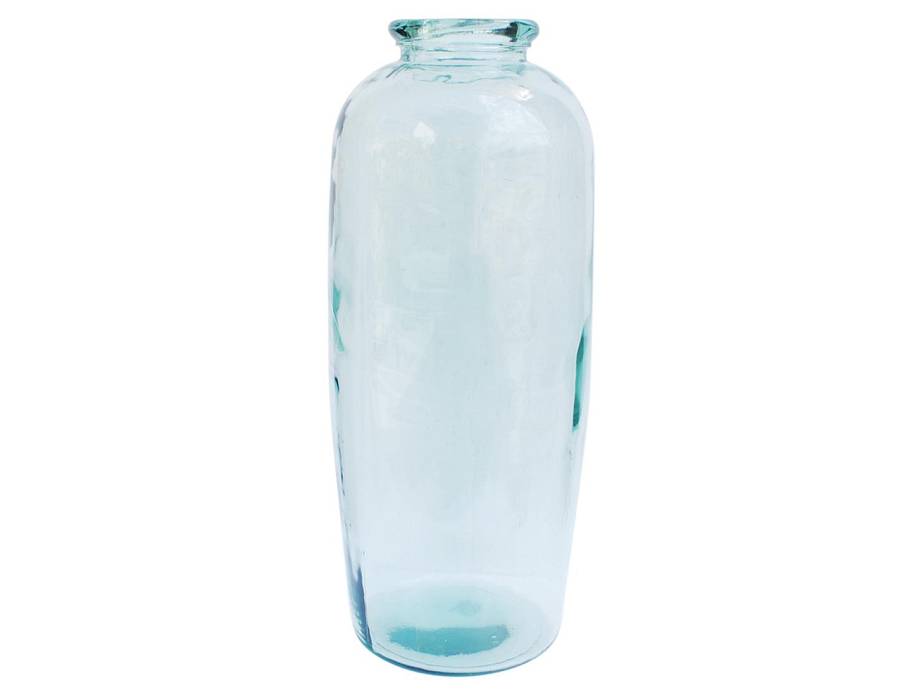 Βάζο γυάλ.recycled Διάφανο Η70cm
