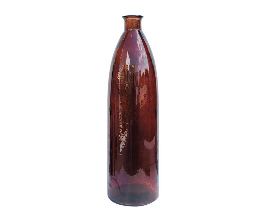 Βάζο γυάλ.recycled κόκκινο Η81cm
