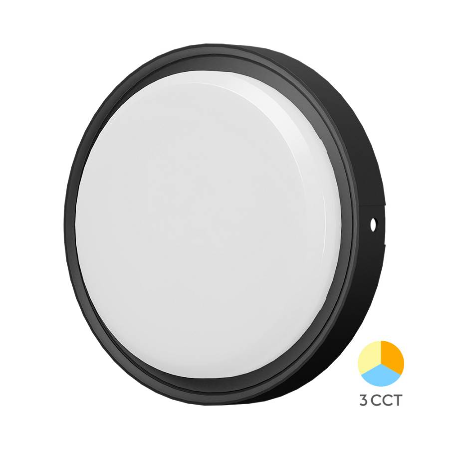 Απλίκα led Bulkhead 12w IP65 1320lm CCT