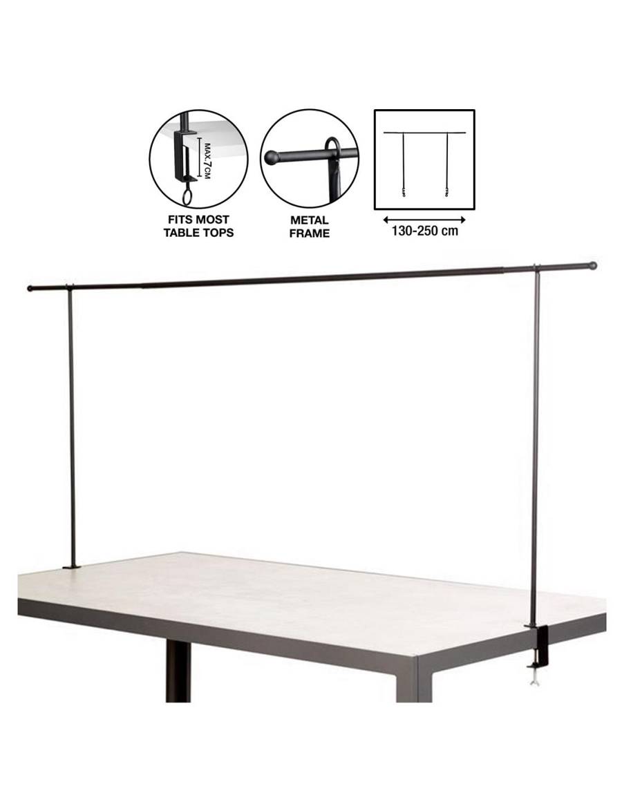 Μπάρα διακοσμ.μεταλ.για τραπέζι 130-250εκ. Χ95