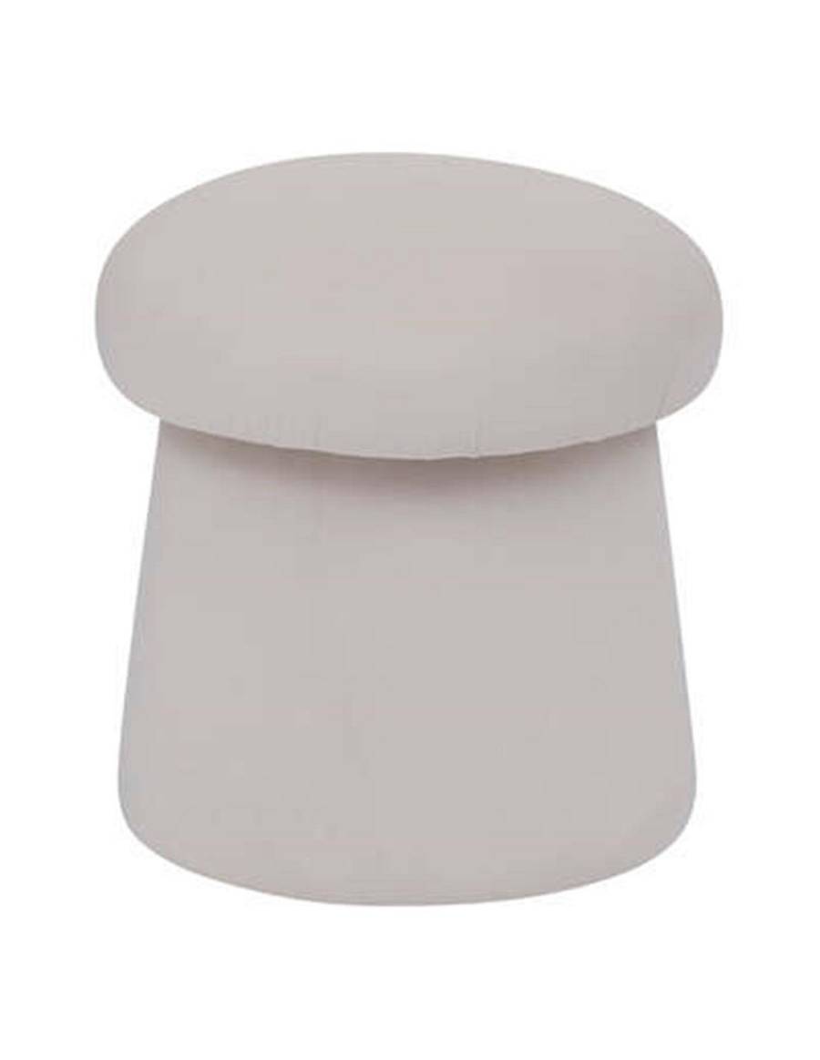 Σκαμπώ βελουδ.σχ.μανιτάρι εκρού 37Χ40