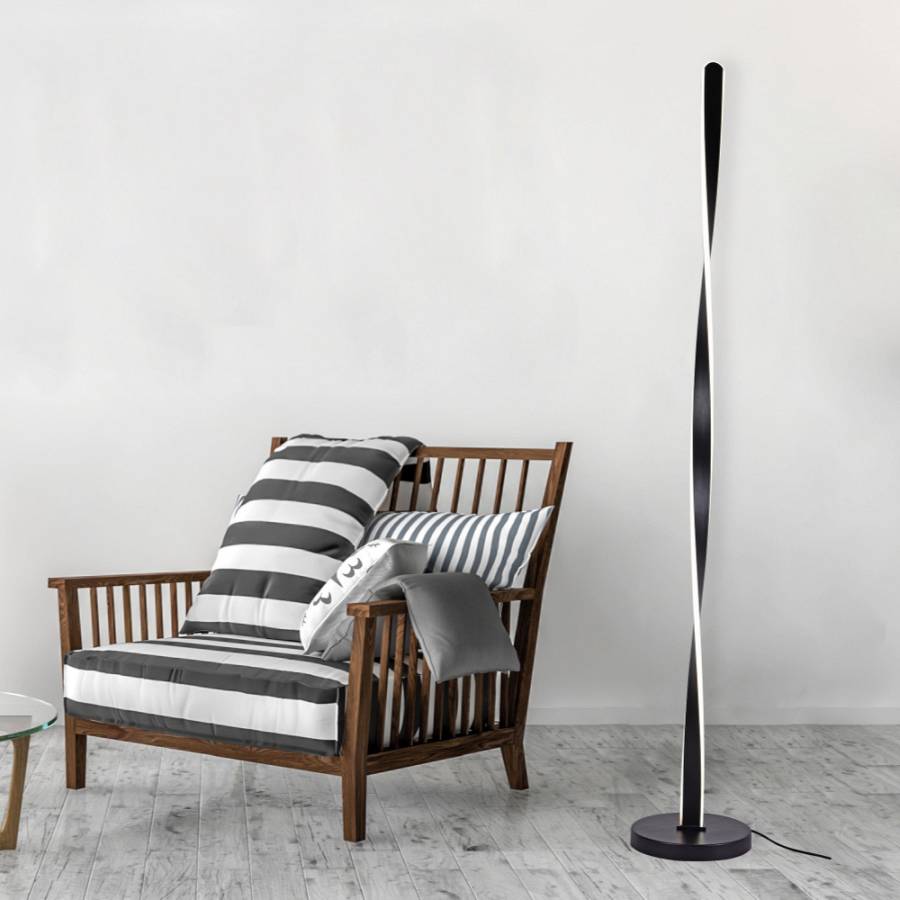 Inlight Επιδαπέδιο φωτιστικό από αλουμίνιο σε μαύρη απόχρωση (45025-Black)