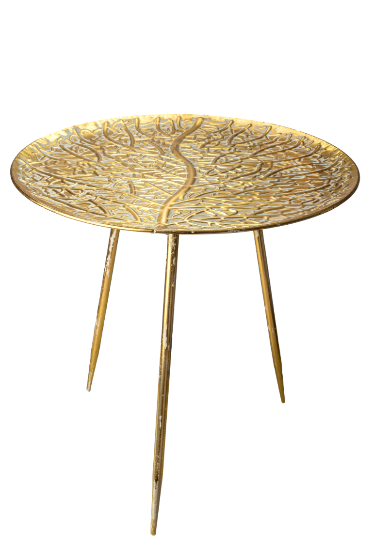 ΜΕΤΑΛΛΙΚΟΣ ΔΙΣΚΟΣ ΤΡΑΠΕΖΙ ΧΡΥΣΟΣ 50,5Χ50,5Χ54ΕΚ