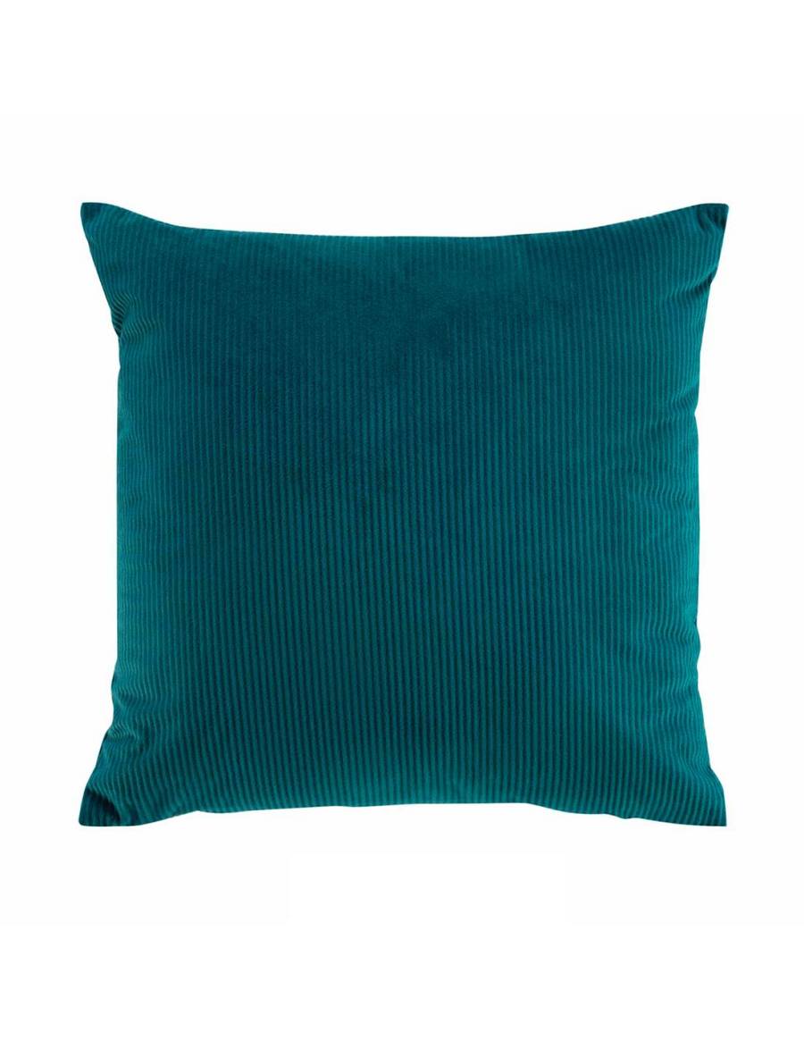 Μαξιλάρι βελούδινο πετρόλ 50x50cm