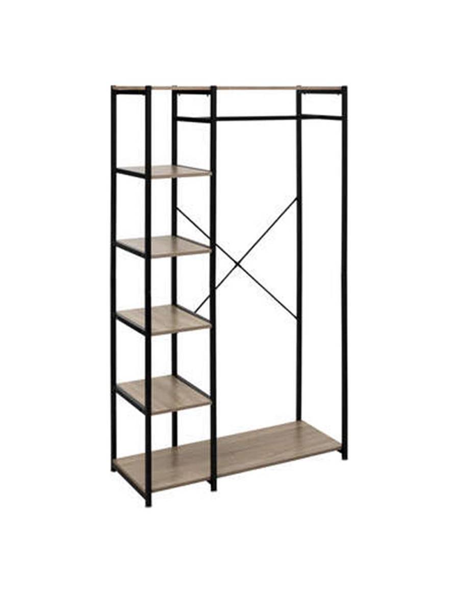 Ντουλάπα μεταλλική Ανοιχτή /4 Ράφια και ράγα 100x40x169cm