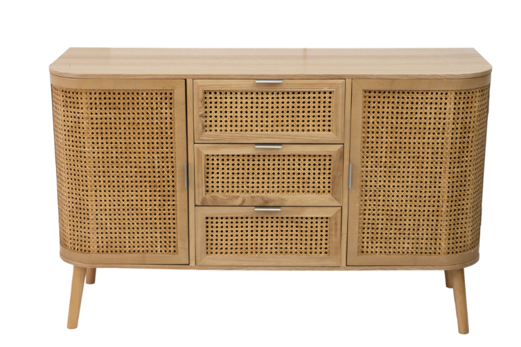 ΜΠΟΥΦΕΣ ΜΕ ΡΑΤΑΝ ΚΑΦΕ ΚΑΙ ΜΕΤΑΛΛΙΚΑ ΧΕΡΟΥΛΙΑ. 120Χ40Χ75ΕΚ