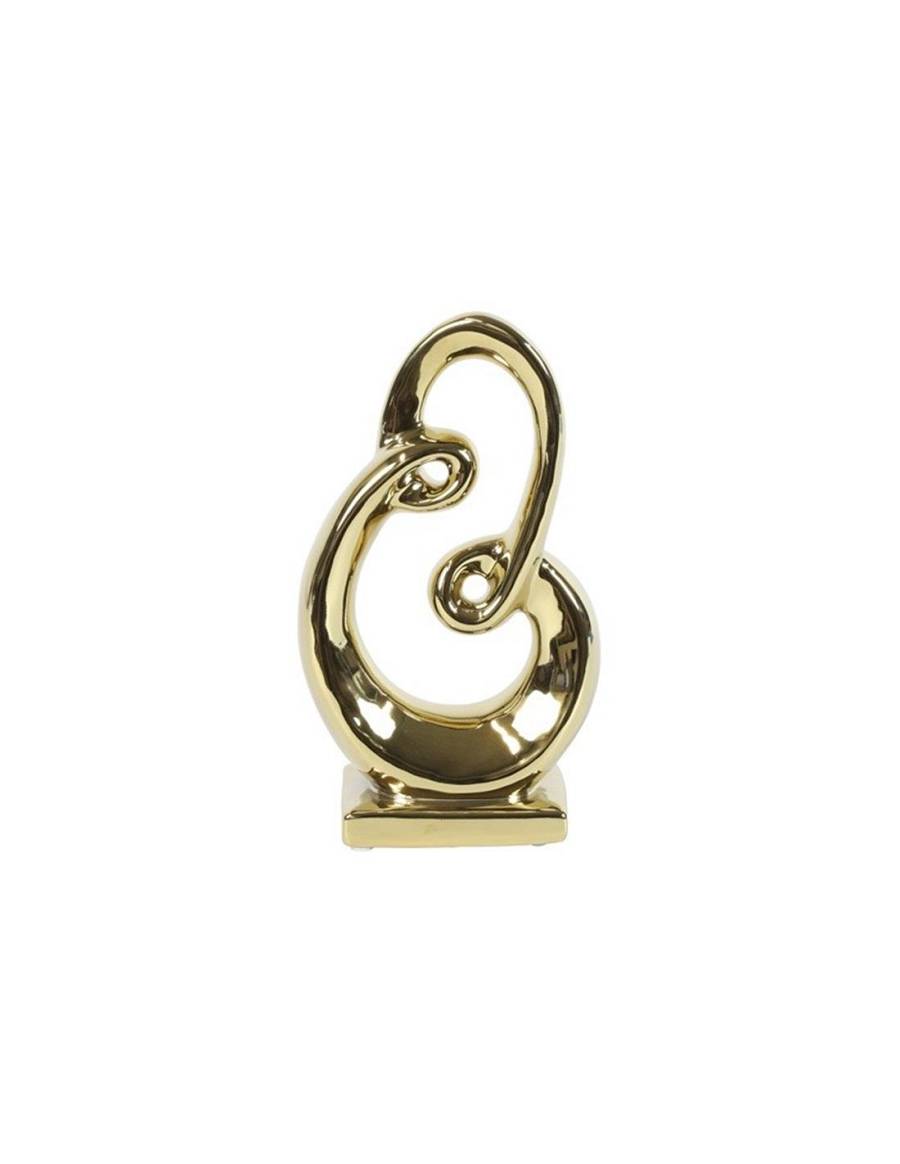 Διακοσμητικό κεραμ.χρυσό 12,5Χ6,5Η22,5cm