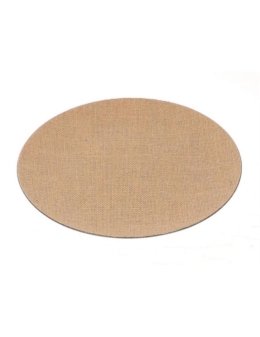 Πιατέλα  μελαμ.με υφασμα Φ47