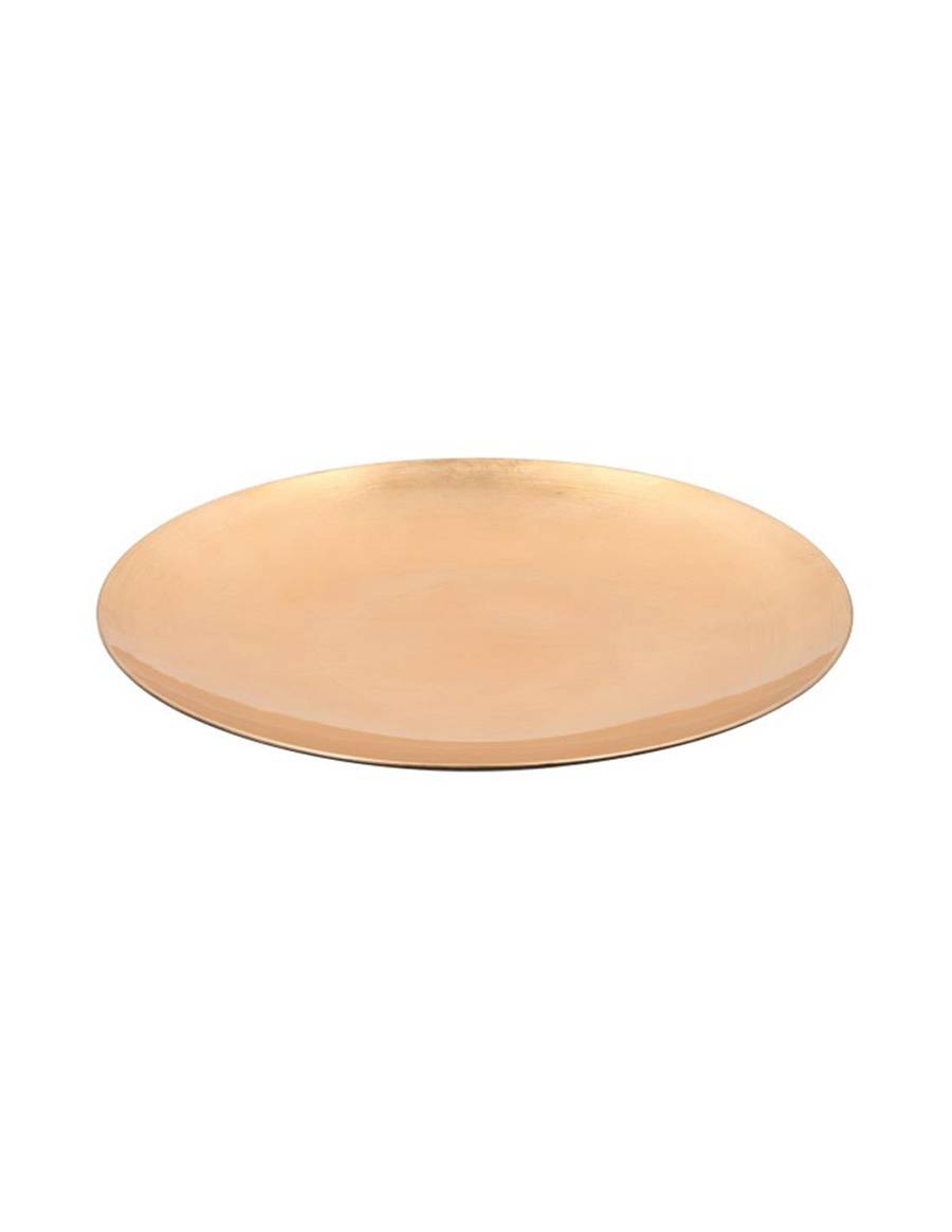 Πιατέλα μελαμίνη καφέ Φ44,5Η6cm