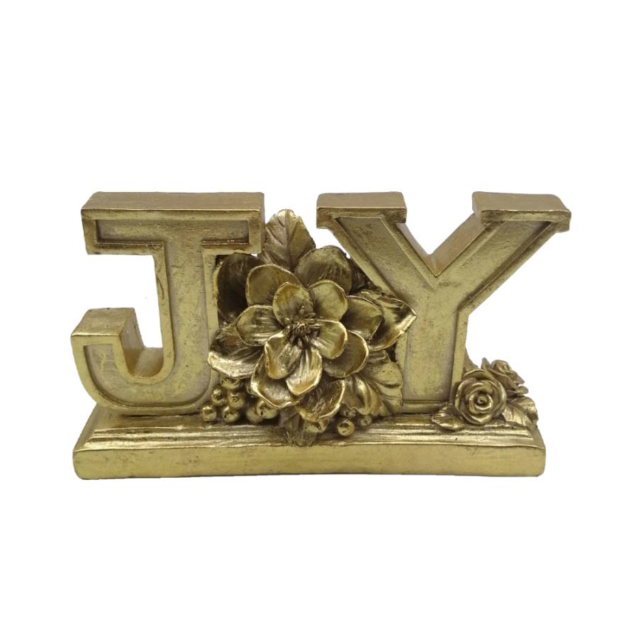 XMAS ROYAL DECO POLYRESIN ΧΡΥΣΟ 21x6xH11,7cm