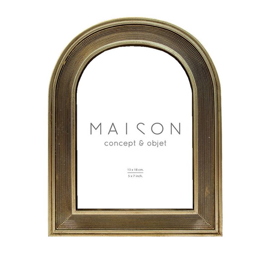 BENEDIC ΚΟΡΝΙΖΑ POLYRESIN ΓΥΑΛΙ ΧΡΥΣΟ 17,8x1,8x22,8cm