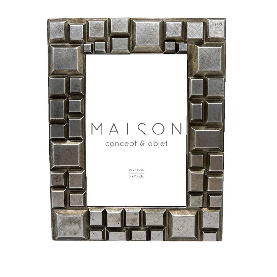 KEVAN ΚΟΡΝΙΖΑ POLYRESIN ΓΥΑΛΙ ΑΣΗΜΙ 18x1,8xH23,5cm