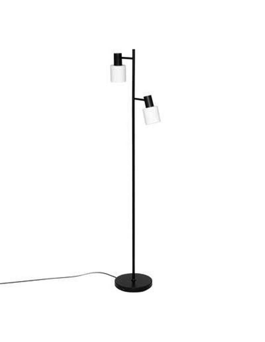 Φωτιστικό δαπέδου μεταλ.μαύρο με γυαλί L. 28,5 x 23 x 143 cm