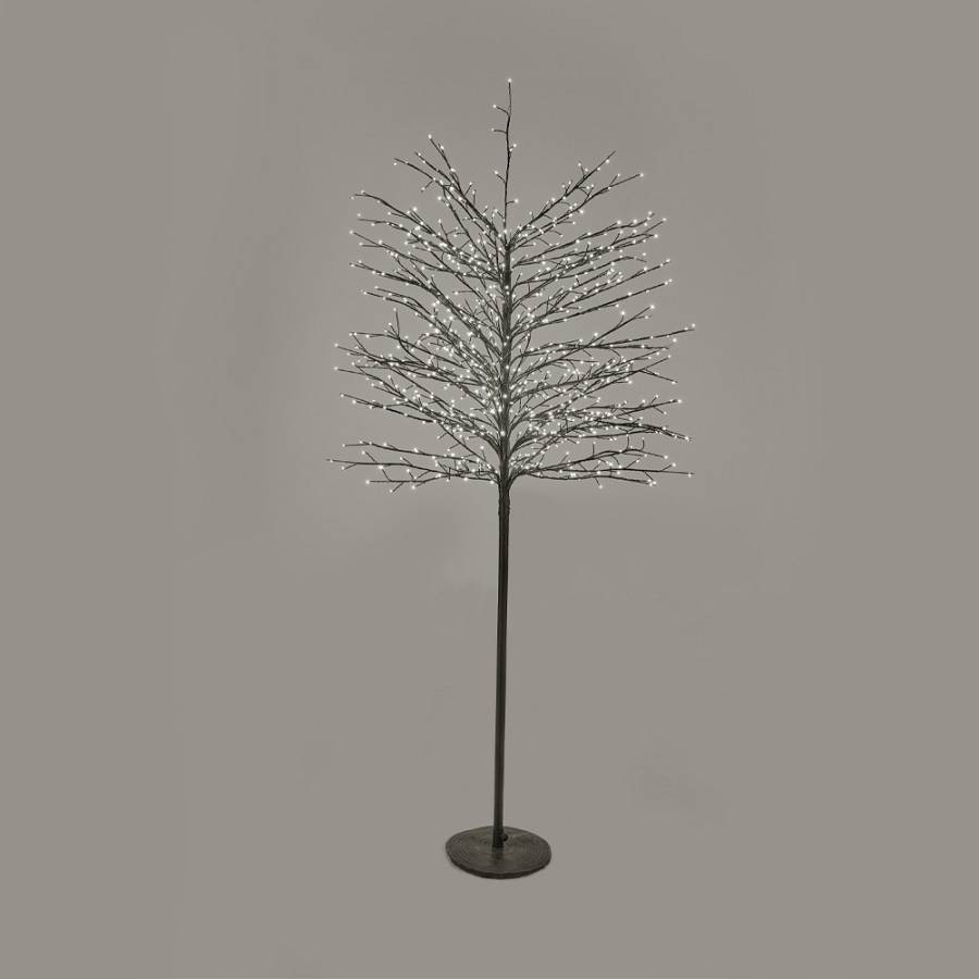 GLOW FLARE 150 ΧΡΙΣΤΟΥΓΕΝΝΙΑΤΙΚΟ ΔΕΝΤΡΟ LED COPPER PVC ΜΑΥΡΟ D40xH150cm