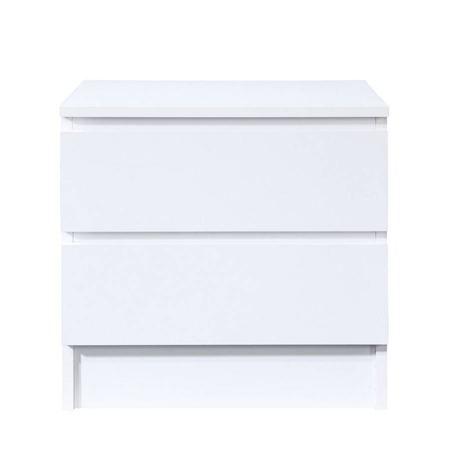 POLO ΚΟΜΟΔΙΝΟ 2ΣΥΡΤΑΡΙΑ ΛΕΥΚΟ 45x35,5xH45cm