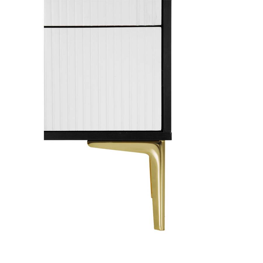 NEW YORK ΣΥΡΤΑΡΙΕΡΑ 3ΣΥΡΤΑΡΙΑ ΛΕΥΚΟ ΜΑΥΡΟ 80x40xH80cm