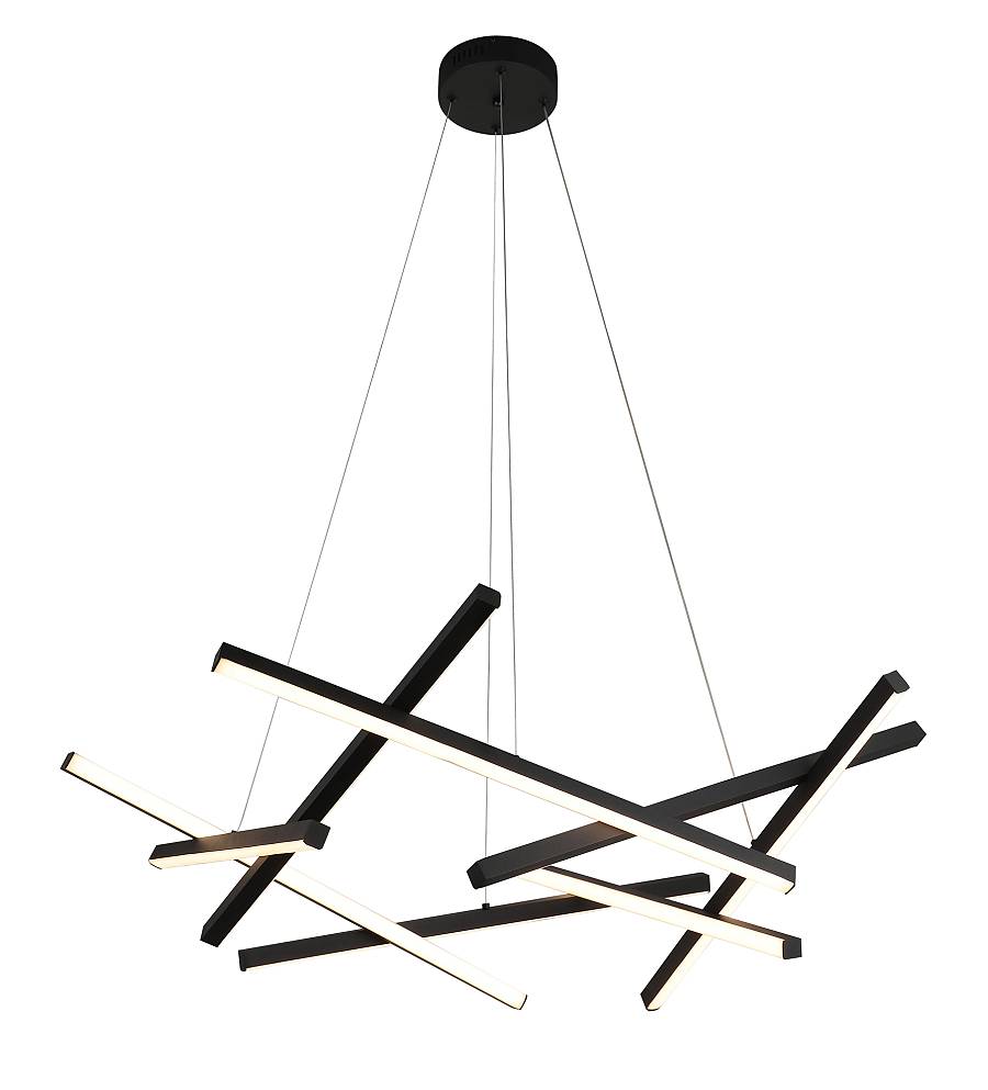 PDC 551-70 BK LED ΠΟΛΥΦΩΤΟ ΜΑΥΡΟ ΤΡΙΛΙΖΑ 80W 3000K