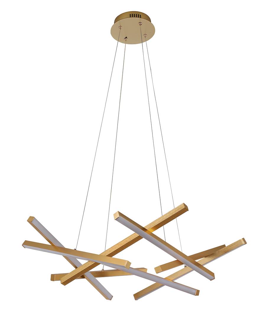 PDC 551-85 GD LED ΠΟΛΥΦΩΤΟ ΧΡΥΣΟ ΤΡΙΛΙΖΑ 120W 3000K