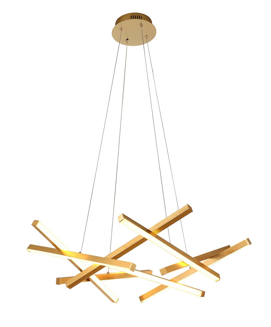 PDC 551-85 GD LED ΠΟΛΥΦΩΤΟ ΧΡΥΣΟ ΤΡΙΛΙΖΑ 120W 3000K