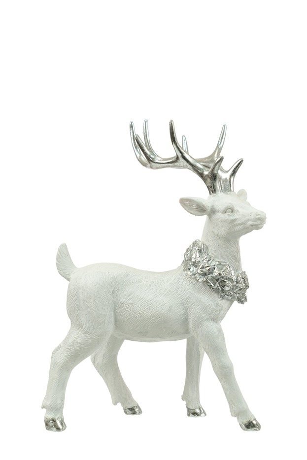 ΧΡΙΣΤΟΥΓΕΝΝΙΑΤΙΚΟΣ ΠΟΛΥΕΣΤΕΡΙΚΟΣ ΤΑΡΑΝΔΟΣ ΟΡΘΙΟΣ  ΛΕΥΚΟΣ ΑΣΗΜΙ 16Χ9Χ24ΕΚ