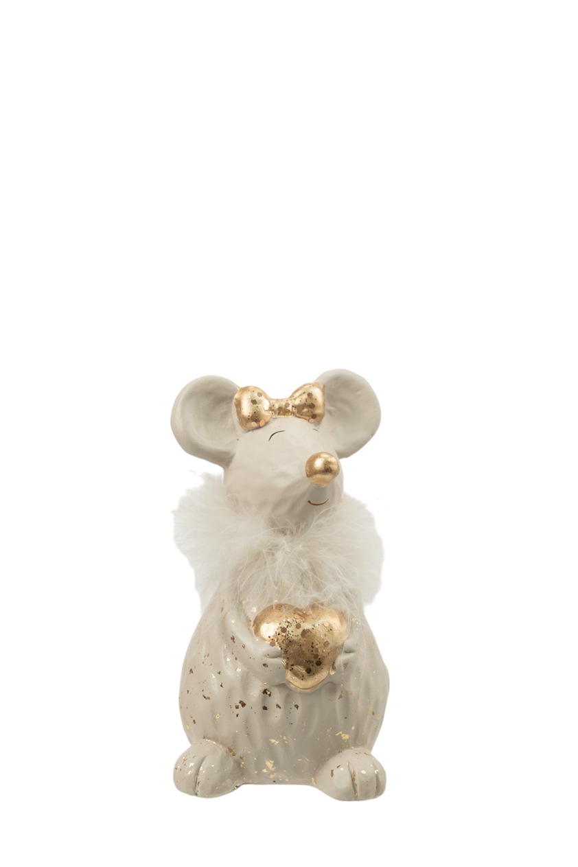 ΧΡΙΣΤΟΥΓΕΝΝΙΑΤΙΚΟ ΠΟΝΤΙΚΙ ΤΕΡΑΚΟΤΑ ΜΠΕΖ ΜΕ ΡΟΖ ΧΡΥΣΟ 9Χ8,5Χ15,5ΕΚ