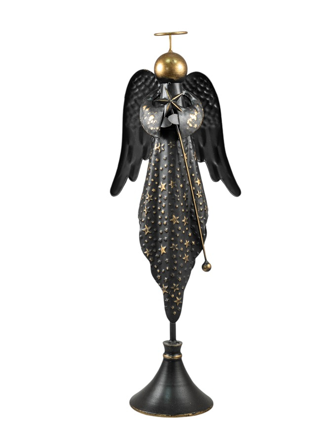 ΜΕΤΑΛΛΙΚΟΣ ΑΓΓΕΛΟΣ ΜΑΥΡΟΣ ΧΡΥΣΟΣ 23Χ12,7Χ56,5ΕΚ