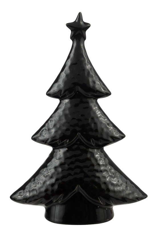 ΧΡΙΣΤΟΥΓΕΝΝΙΑΤΙΚΟ ΚΕΡΑΜΙΚΟ ΔΕΝΤΡΟ ΣΦΥΡΙΛΑΤΟ ΜΑΥΡΟ 24Χ16Χ6ΕΚ