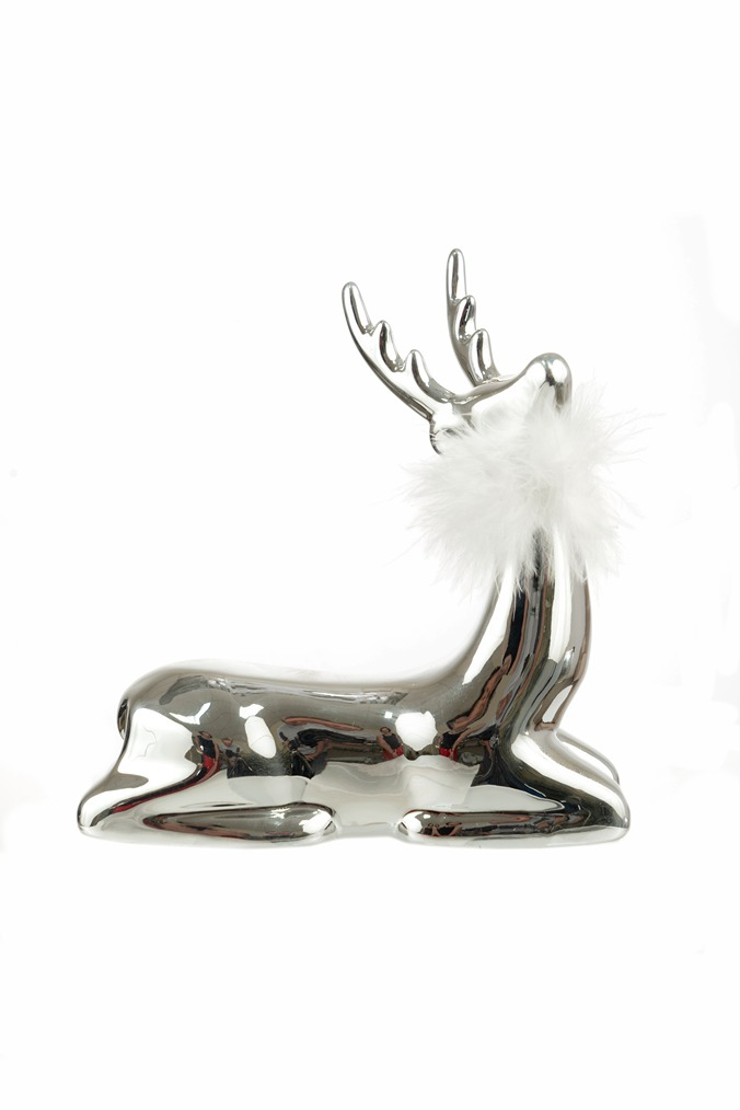 ΚΕΡΑΜΙΚΟΣ ΤΑΡΑΝΔΟΣ ΑΣΗΜΙ ΜΕ ΛΕΥΚΟ ΠΟΥΠΟΥΛΟ 16Χ15,5Χ5ΕΚ