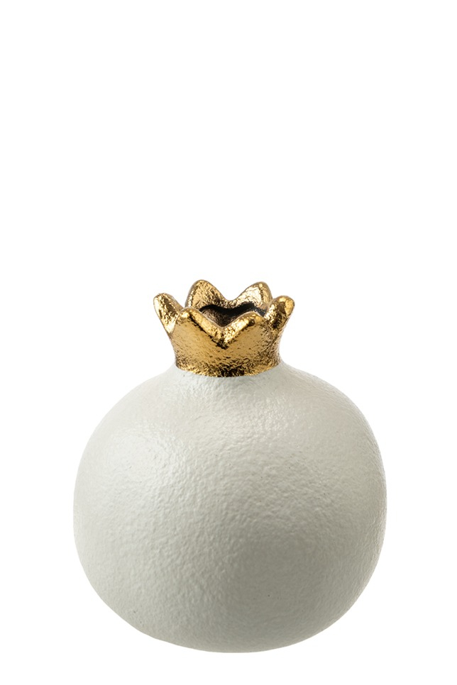 ΚΕΡΑΜΙΚΟ ΡΟΔΙ ΛΕΥΚΟ ΜΑΤ ΜΕ ΧΡΥΣΟ 12,7ΕΚ