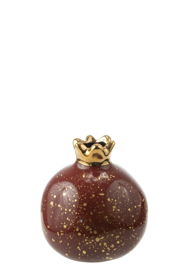 ΚΕΡΑΜΙΚΟ ΡΟΔΙ ΠΡΑΣΙΝΟ ΜΠΟΡΝΤΟ ΚΟΚΚΙΝΟ ΜΕ ΧΡΥΣΕΣ ΠΙΤΣΙΛΙΕΣ 10,16ΕΚ