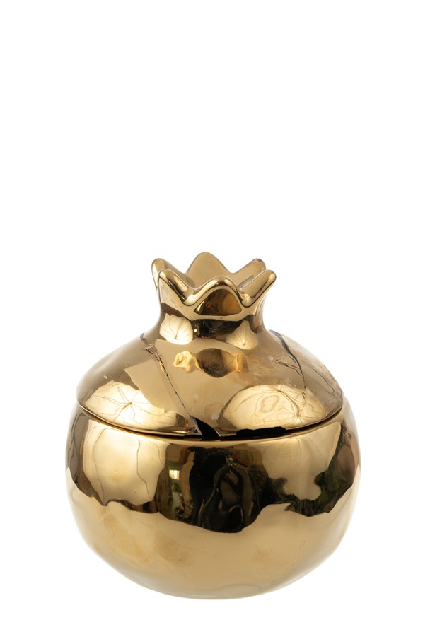 ΚΕΡΑΜΙΚΟ ΡΟΔΙ ΜΕ  ΚΑΠΑΚΙ ΧΡΥΣΟ ΓΥΑΛΙΣΤΕΡΟ  12,7ΕΚ