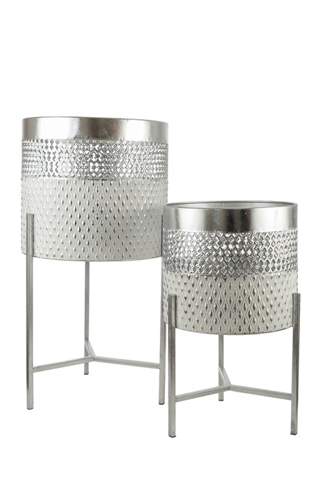 ΜΕΤΑΛΛΙΚΑ ΚΑΣΠΟ ΣΕΤ2 ΑΣΗΜΙ ΛΕΥΚΟ ΤΡΥΠΗΤΟ 29,8Χ29,8Χ56ΕΚ ΚΑΙ 25Χ25Χ40ΕΚ