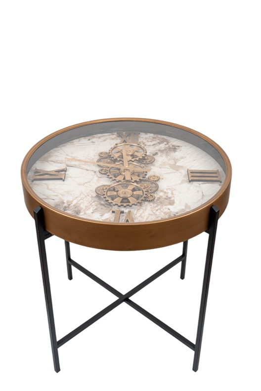 ΡΟΛΟΙ ΜΕΤΑΛΛΙΚΟ ΤΡΑΠΕΖΙ ΧΡΥΣΟ ΜΑΤ ΜΕ ΜΠΕΖ 64Χ64Χ67ΕΚ