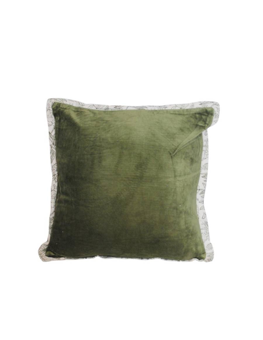 Μαξιλάρι βελούδο πράσινο 45Χ45cm