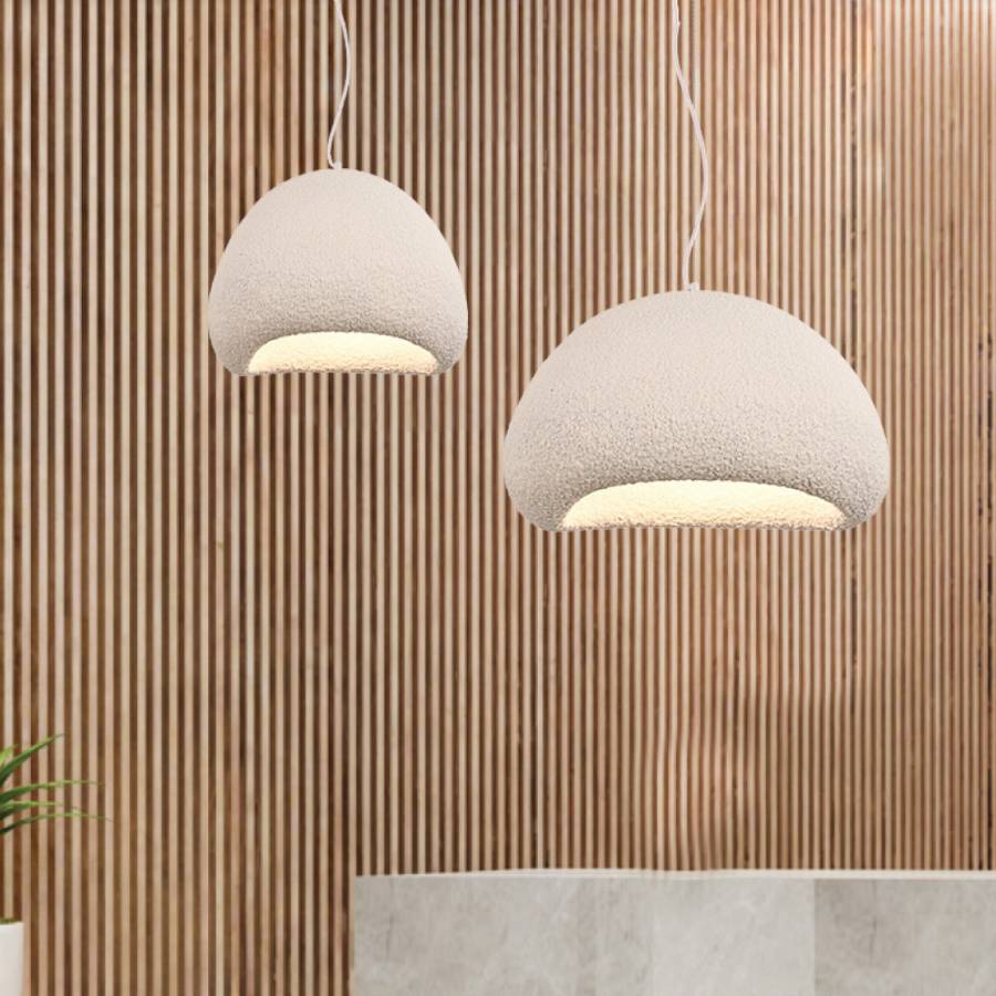 Inlight Κρεμαστό φωτιστικό από Fiberglass 1XE27 D:60cm (4067-A)