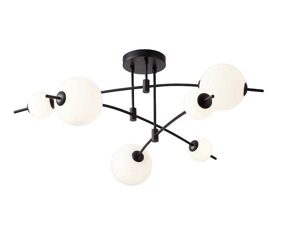 CCC 553-6 ΟΡΟΦΗΣ LED ΓΡΑΜΜΙΚΟ ΜΑΥΡΟΣ ΣΚΕΛΕΤΟΣ ΜΕ 6 ΦΟΥΣΚΕΣ 60W 3000K 3600 LUM