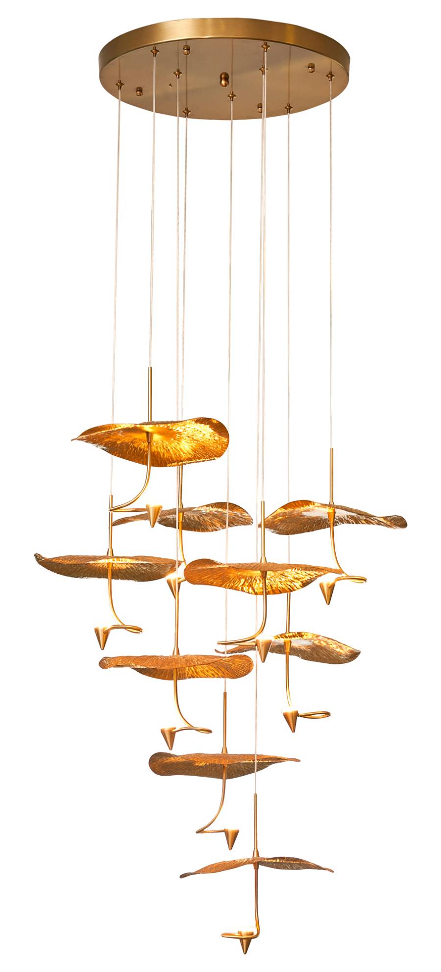 PDC 1290-9 ΠΟΛΥΦΩΤΟ 9/ LED ΜΕ ΦΥΛΛΑ ΧΡΥΣΑ