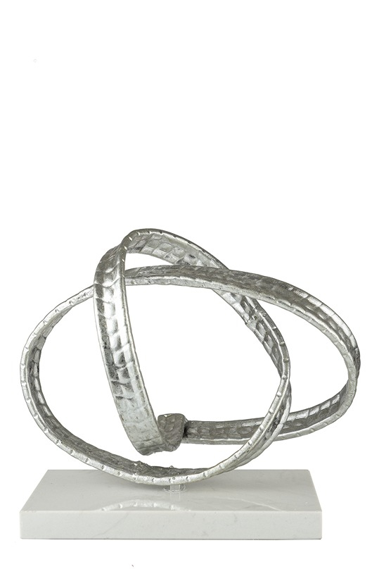 ΜΕΤΑΛΛΙΚΟ ΔΙΑΚΟΣΜΗΤΙΚΟ ΑΣΗΜΙ ΜΕ ΜΑΡΜΑΡΙΝΗ ΛΕΥΚΗ ΒΑΣΗ 22Χ12Χ18ΕΚ